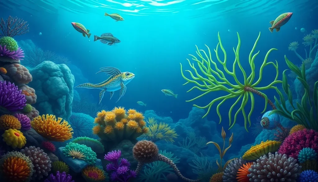 weird animals in the safukip sea