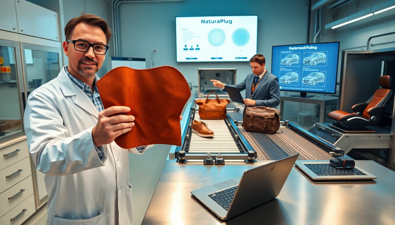 american scientists naturaplug unique coating leather